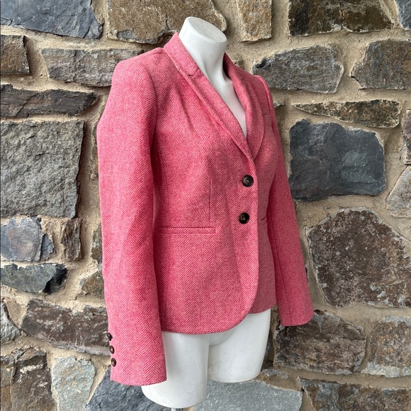 Boden British Tweed Blazer By Moon US Size 4R - Picture 9 of 14